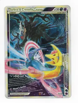 Darkrai And Cresselia Legend 99/102 & 100/102 Holo Jumbo Card - Image 1