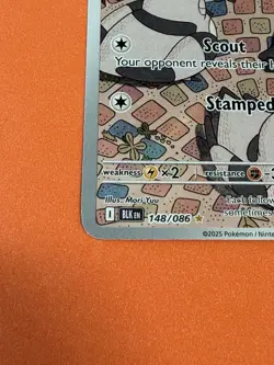 Pidove Illustration Rare SV: Black Bolt Holo 148/086 NM Card Miki Tanaka - Image 4