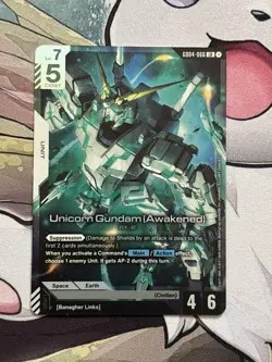 Unicorn Gundam (Awakened) - GD04-066 Phantom Aria LR - NM Gundam Card Game - Image 1