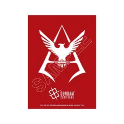 Gundam Card Game Official Sleeves EVX04 EX Char New Sealed - Image 1