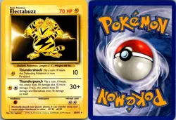 Electabuzz 20/102 Rare Base Set Unlimited Pokemon Moderately Played - Image 1