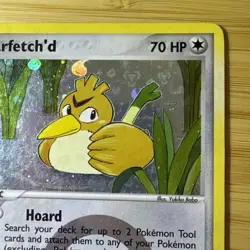 Farfetch'd 23/112 Rare FireRed & LeafGreen Pokemon Reverse Holo Moderate Play - Image 3