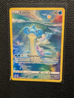 Lapras GG05/GG70 Crown Zenith: Galarian Gallery Holo, Near Mint, Pokemon TCG - Image 1
