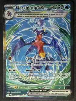 Pokemon TCG Garchomp ex 245/182 Paradox Rift Special Illustration Rare NM - Image 2