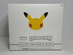 Pokemon TCG: 25th Anniversary Celebrations Elite Trainer Box 2021 Nintendo 820650809439 - Image 1