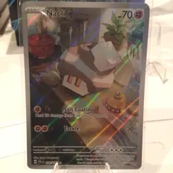Pokemon TCG Paldea Evolved Nacli Illustration Rare Nm Or Mint! - Image 1