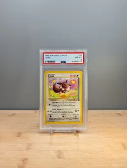 1999 POKEMON JUNGLE EEVEE PSA 8 - Image 1