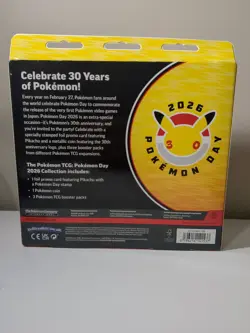 Pokemon TCG Pokemon Day 2026 Collection Box UNGRADED UNOPENED - Image 2