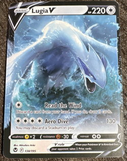 Pokemon Lugia V 138/195 Silver Tempest Ultra Rare Holo English 220 HP - Image 1