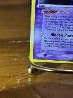 2005 Pokemon Unown Question Mark U/28 Unseen Forces Holo Rare 60 HP English - Image 5