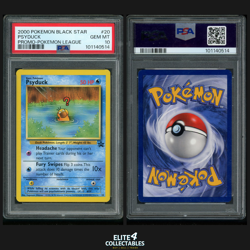 Psyduck 20 Pokemon League - PSA 10 (Promo - Black Star WOTC) - Image 1