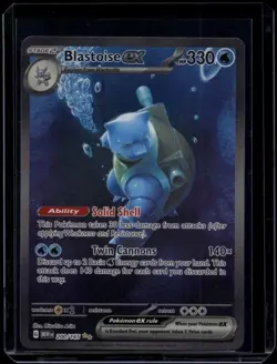 Pokemon TCG Blastoise ex 200/165 Scarlet & Violet 151 Special Illustration NM - Image 1