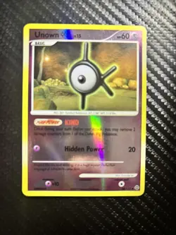 2007 Pokemon Diamond and Pearl Secret Wonders Reverse Foil #68 Unown - Image 1