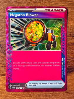 Pokemon TCG Scarlet & Violet Surging Sparks Megaton Blower 182/191 Ace Spec Holo - Image 1