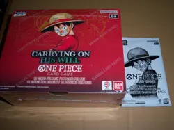 ONE PIECE TCG CARRYING ON HIS WILL BOOSTER BOX + FREE TREASURE DASH PACK OP-13 - Image 1