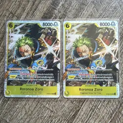 One Piece TCG RORONOA ZORO ST29-014 Egghead Starter x2 Super Rare English Stock - Image 1