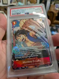 2026 One Piece OP14 EB04 EN Monkey D Luffy Alt Art #13 🔥 PSA 10 - Image 1