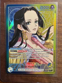 One Piece TCG OP-14 The Azure Sea’s Seven BOA ALT LEADER PRISTINE Same Day⚡💎 - Image 1