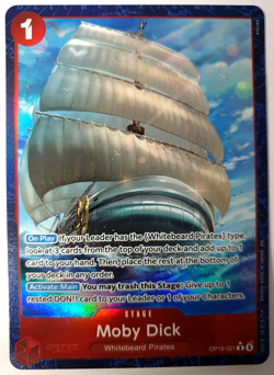 Moby Dick - Alt Art Rare - One Piece: The Time of Battle - OP16-021 NM - Image 1