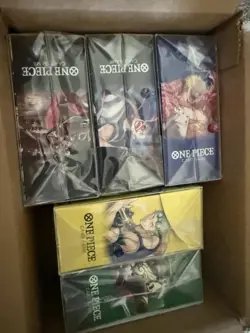 [LOT OF 5] One Piece Card Game Double Pack Sets (Op 12,14,15,2X 16) - Image 1