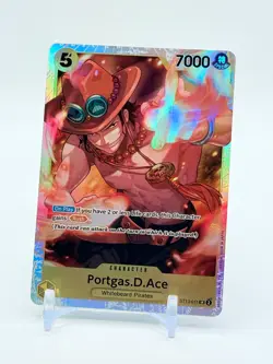 Portgas D Ace SR Full Art ST13-011 One Piece TCG The Three Brothers NM+ - Image 1