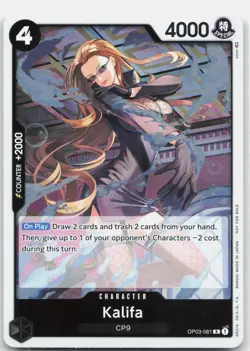 Kalifa (Dash Pack) OP03-081 R Foil One Piece Kingdoms of Intrigue English NM - Image 1