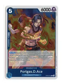 Portgas.D.Ace OP08-052 R Foil One Piece Two Legends English NM - Image 1
