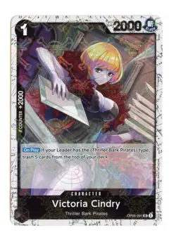Victoria Cindry (Jolly Roger Foil) OP06-091 UC One Piece Premium Booster Best NM - Image 1