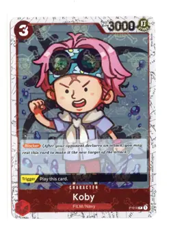 Koby (Jolly Roger Foil) P-014 PR One Piece Premium Booster -The Best- English NM - Image 1