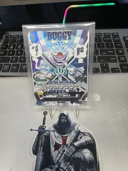 Bandai One Piece CCG Buggy OP09-057 Cross Guild Foil Trigger, texture, Japanese - Image 1