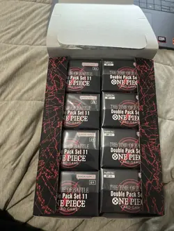 One Piece Double Pack Set Vol. 11 The Time of Battle DP-11 OP-16 CASE! NEW🔥🔥 - Image 1