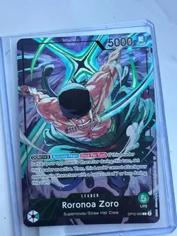 One Piece TCG Roronoa Zoro OP12-020 Alternative Art Leader (OPTCG) - Image 1