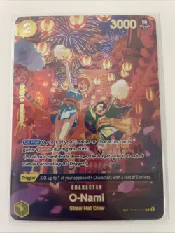 One Piece 500 Years in the Future O-Nami OP06-101 SP Alternate Art Eng. Version - Image 1