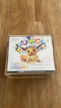 Prismatic Evolution Pokemon Center ETB New Sealed With Acrylic Case - READ DESC - Image 1