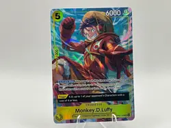 One Piece Monkey D. Luffy OP07-109 SR Illustration Box Vol. 3 Super Rare Foil - Image 1