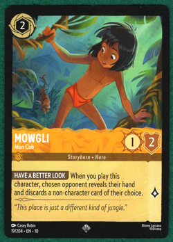 Mowgli - Man Cub - Whispers in the Well #19 - Disney Lorcana TCG Card - Image 1
