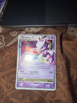 Mewtwo LV.X DP28 - Diamond and Pearl Black Star Promo Holo Pokemon - LP - Image 1