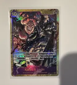 Bandai One Piece Card Game Kaido & Linlin OP08-119 SEC Alt Art Foil Eng - Image 1