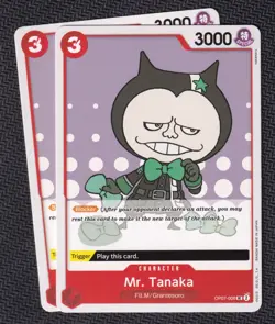 x2 Mr. Tanaka ~ OP07-008 Uncommon One Piece 500 Years in the Future - Image 1