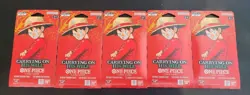 (x5) One Piece TCG: Carrying On His Will Sleeved Booster Pack Lot OP-13 ENGLISH - Image 1
