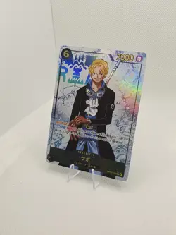 One Piece Sabo OP13-120 SEC Alt Art Japanese LP Holo Bandai Card - Image 2