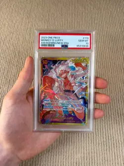 Monkey D. Luffy OP05-119 SEC PSA 10 One Piece Card Game Awakening Of The New Era - Image 1