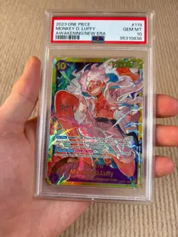 Monkey D. Luffy OP05-119 SEC PSA 10 One Piece Card Game Awakening Of The New Era - Image 4