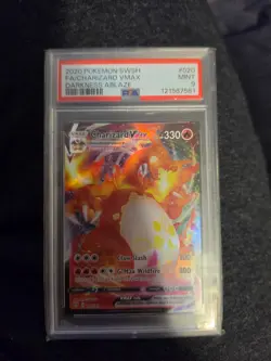 Pokemon TCG Charizard VMAX Darkness Ablaze 020/189 Psa 9 - Image 1