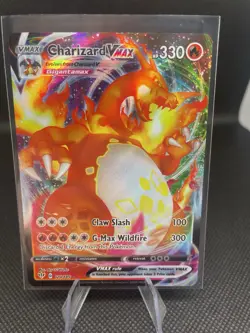 Pokemon TCG Charizard Vmax 020/189 Darkness Ablaze Holo Card NM - Image 1