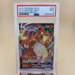 Charizard VMAX 020/189 Pokemon TCG Darkness Ablaze Full Art PSA 9 MINT - Image 1