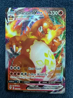 Pokemon TCG: Charizard VMAX 020/189 Darkness Ablaze Near Mint PACK FRESH - Image 1