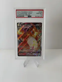 Pokemon TCG Charizard VMAX 020/189 Darkness Ablaze Ultra Rare Holo PSA 10 - Image 1