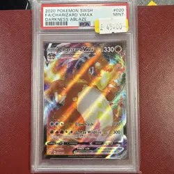 Pokemon PSA 9 TCG Charizard VMAX Darkness Ablaze #020/189 PSA 9 - Image 2