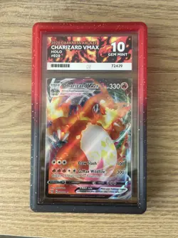 Pokemon TCG Charizard VMAX Darkness Ablaze Holo Card 020/189 ACE 10 Gem Mint - Image 1